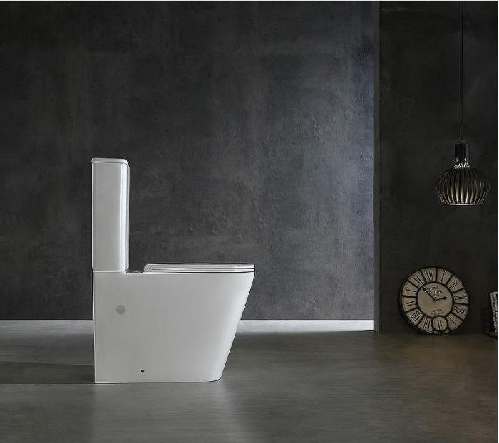 Унитаз компакт SantiLine SL-5026 Белый с бачком и сиденьем Микролифт