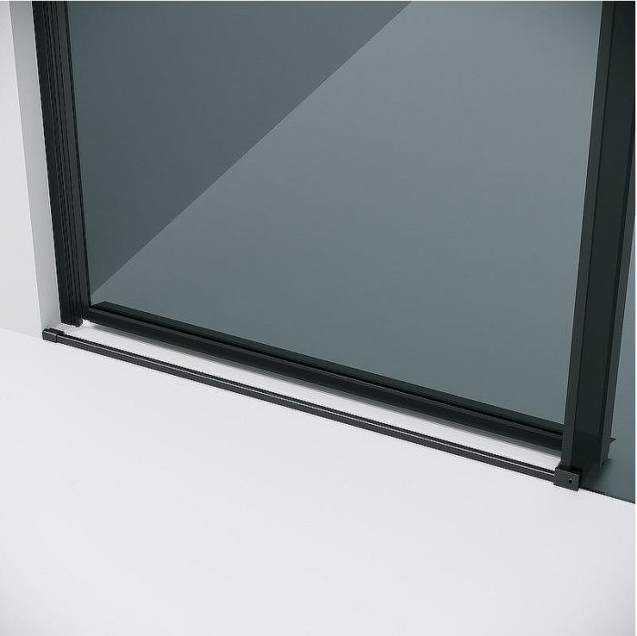 Душевая дверь Grossman Classic 100 100.K33.04.100.21.10 профиль Черный матовый стекло тонированное