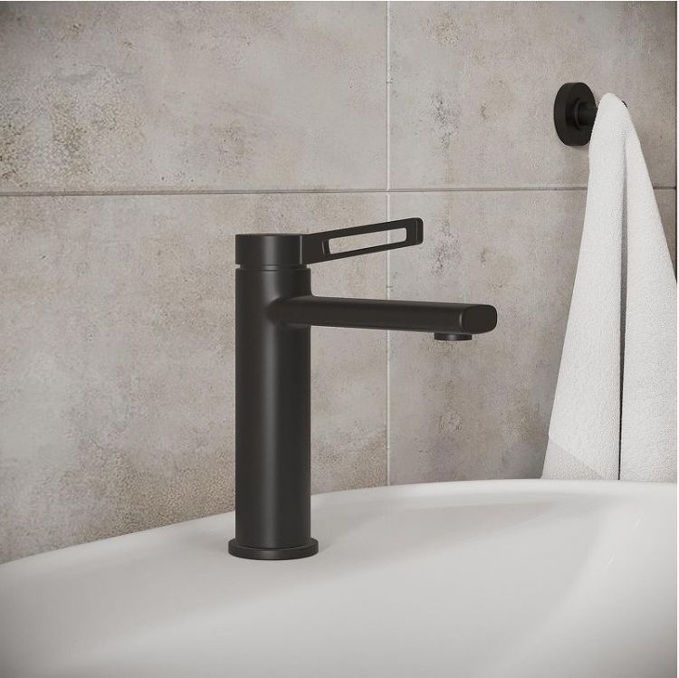 Смеситель для раковины Wellsee ONCE! and forever 182402000 цвет Черный матовый Смеситель для раковины Wellsee ONCE! and forever 182402000 цвет Черный матовый