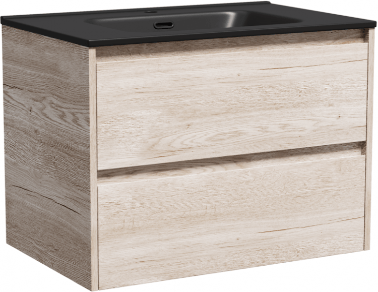 Тумба подвесная SANCOS под раковину Libra, дуб галифакс натуральный 690х450х500 мм, LB70EG