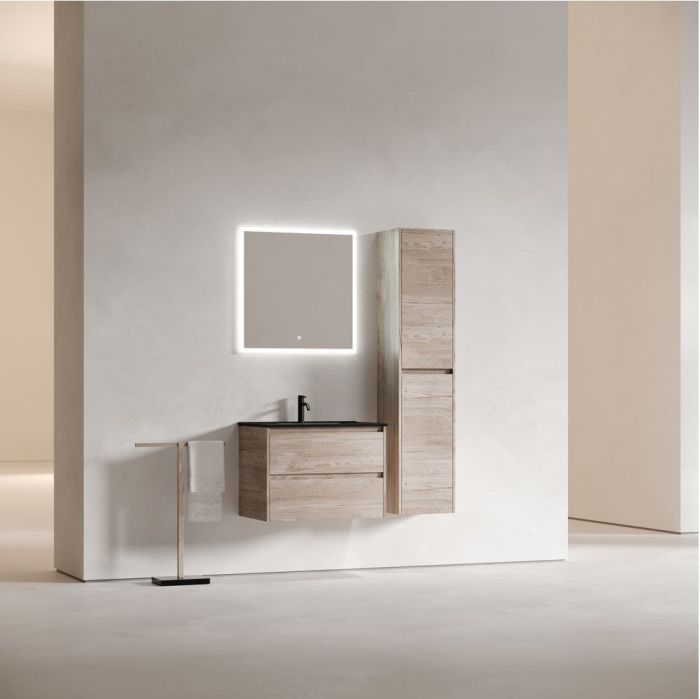 Тумба подвесная SANCOS под раковину Libra, дуб галифакс натуральный 690х450х500 мм, LB70EG