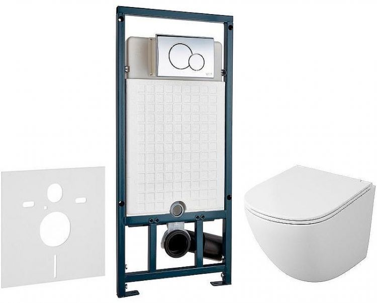 Комплект унитаза Owl 1975 Vind Cirkel-H TOWLT190302 с сиденьем Микролифт и инсталляцией WeltWasser WW Marberg 507 10000005949+10000005952 с клавишей смыва Хром глянцевый Комплект унитаза Owl 1975 Vind Cirkel-H TOWLT190302 с сиденьем Микролифт и инсталляцией WeltWasser WW Marberg 507 10000005949+10000005952 с клавишей смыва Хром глянцевый