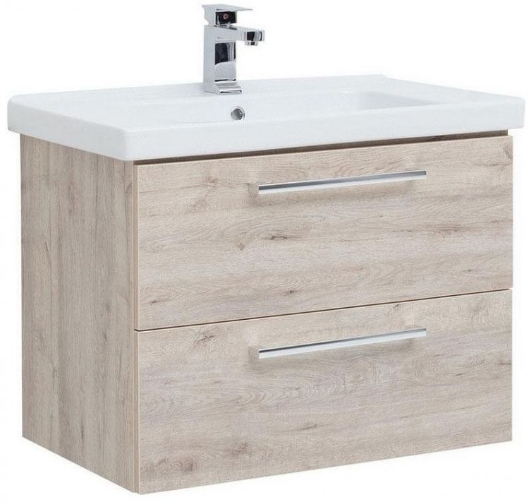 Тумба под раковину Dreja Gio 80 77.0104D подвесная Дуб кантри