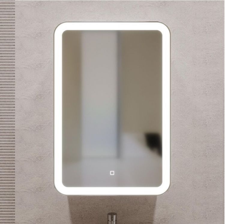 Зеркальный шкаф Mixline Фиджи 50 550381 с подсветкой цвет Белый