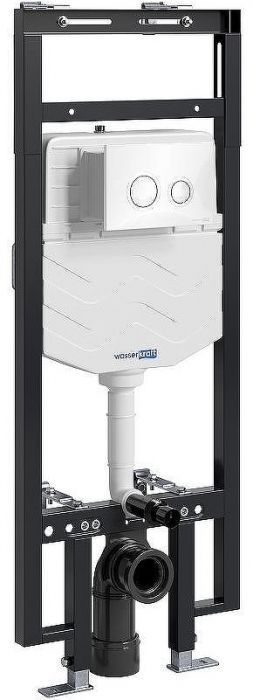 Инсталляция WasserKRAFT Dinkel 58TLT.010.ME.WH01 для унитаза с Белой клавишей смыва