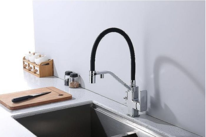 Смеситель для кухни Raglo R85.62 Хром Черный