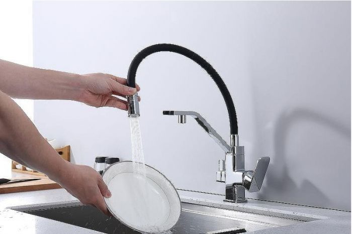 Смеситель для кухни Raglo R85.62 Хром Черный