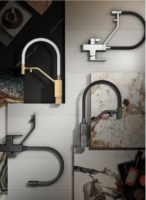 Смеситель для кухни Raglo R85.62 Хром Черный