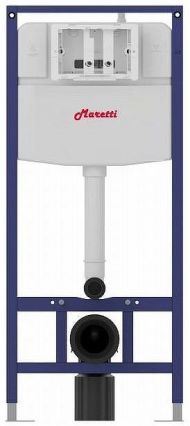 Инсталляция Maretti AC11P4769 для унитаза без клавиши смыва