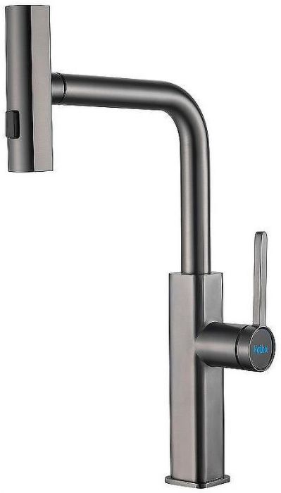 Смеситель для кухни Haiba HB73824-3 Оружейная сталь