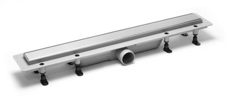 Душевой лоток PlastBrno Design 4 75 SZA4750 с решеткой Хром / под плитку