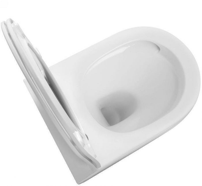 Унитаз SantiLine SL-5025 подвесной Белый с сиденьем Микролифт