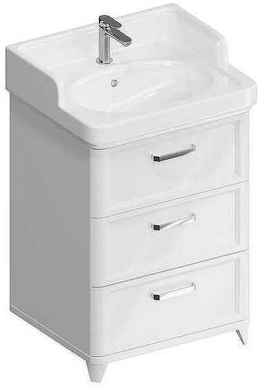 Тумба под раковину Kerama Marazzi Pompei 60 PO.M.60.3\WHT цвет Белый глянцевый