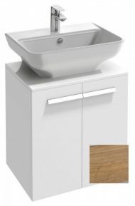 Тумба под раковину 55 см Jacob Delafon Struktura EB1386-E16 ореховое дерево