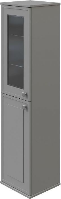 Шкаф пенал STWORKI Хадстен 34 L С16834 подвесной цвет Серый