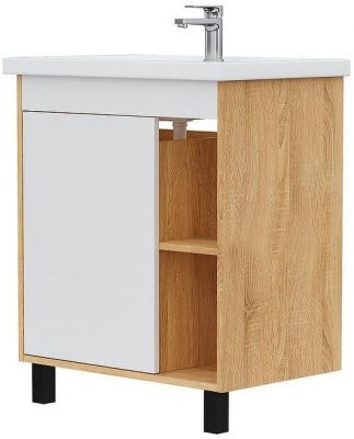 Тумба под раковину Volna Osmond 70 tnOSMOND70.1D-04 цвет Белый Дуб сонома