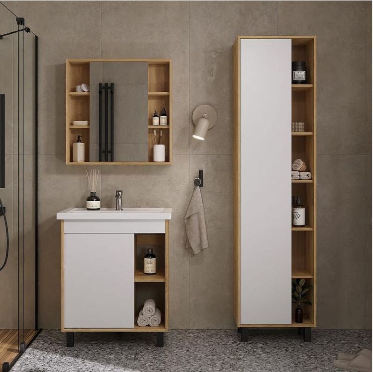 Тумба под раковину Volna Osmond 70 tnOSMOND70.1D-04 цвет Белый Дуб сонома