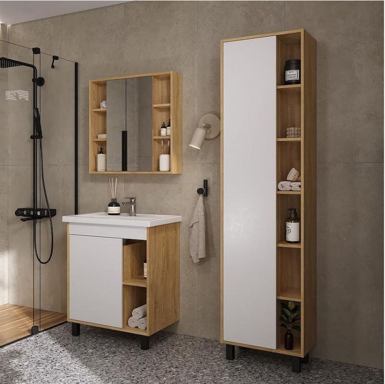 Тумба под раковину Volna Osmond 70 tnOSMOND70.1D-04 цвет Белый Дуб сонома