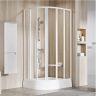 Душевой уголок Ravak Supernova SKKP6-90 90x90 3207O102Z1 профиль Белый стекло Transparent
