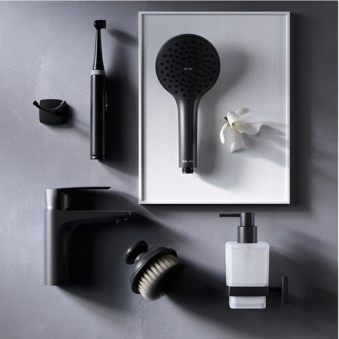 Смеситель для раковины AM.PM Gem F90A02122 Черный