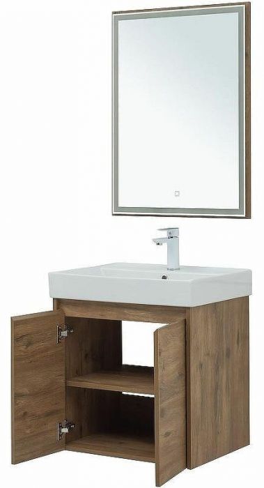 Комплект мебели для ванной Aquanet Nova Lite 60 302534 подвесной Дуб рустикальный