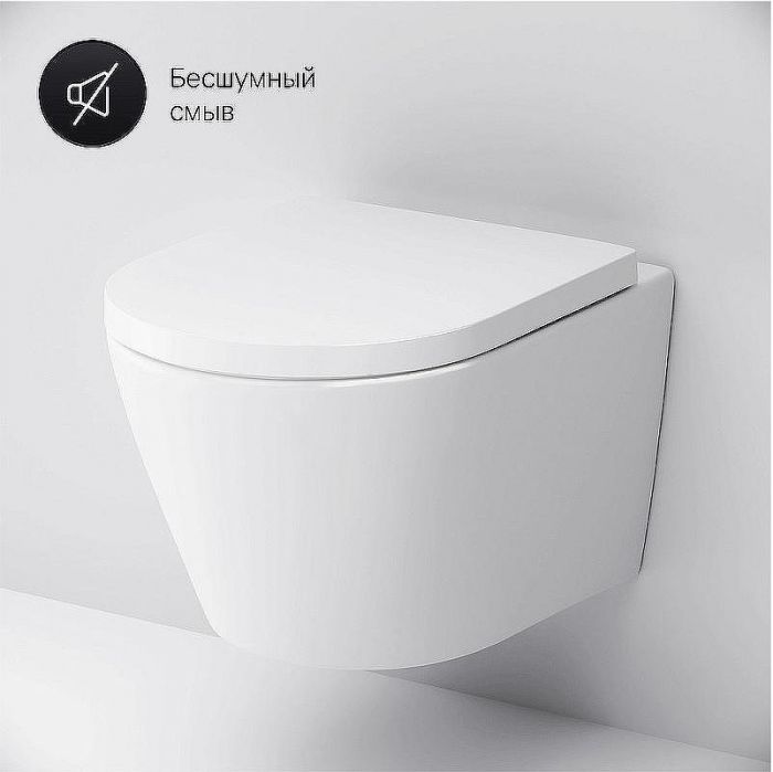 Комплект унитаза с инсталляцией AM.PM Sense FlashClean IS90251.741701 с сиденьем Микролифт и клавишей смыва Хром глянцевый