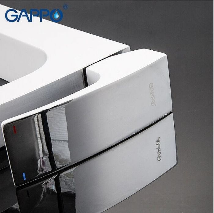 Смеситель для раковины Gappo G07 G1007-18 Белый Хром