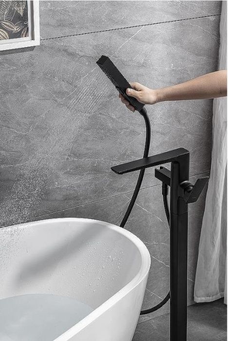Смеситель для ванны Allen Brau Infinity 5.21009-31 Черный матовый
