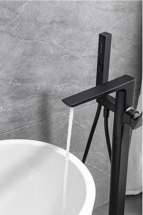 Смеситель для ванны Allen Brau Infinity 5.21009-31 Черный матовый Смеситель для ванны Allen Brau Infinity 5.21009-31 Черный матовый