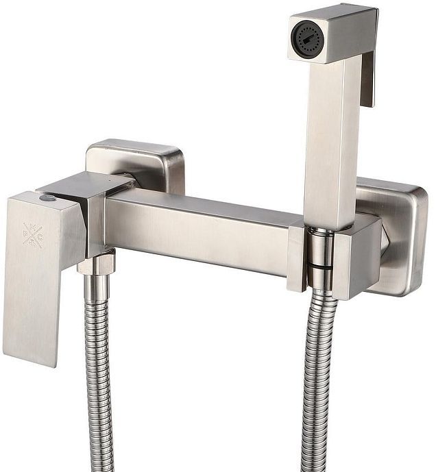 Гигиенический душ со смесителем Ростовская Мануфактура Сантехники SUS129-6-2 Нержавеющая сталь