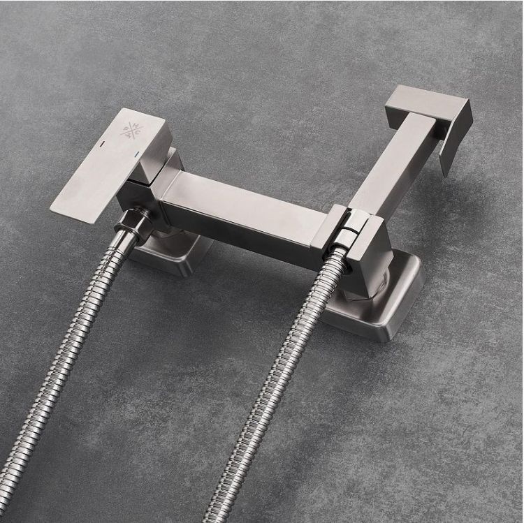 Гигиенический душ со смесителем Ростовская Мануфактура Сантехники SUS129-6-2 Нержавеющая сталь