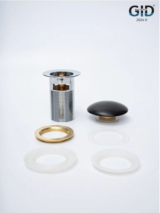 Донный клапан Gid Minucia Blm100-1 74407K Click-clack цвет Черный матовый Донный клапан Gid Minucia Blm100-1 74407K Click-clack цвет Черный матовый