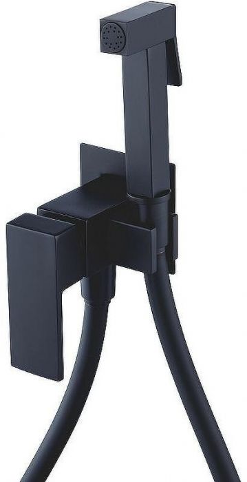 Гигиенический душ со смесителем Splenka S98.52.06 Черный матовый