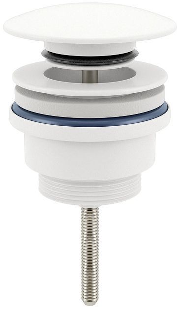 Донный клапан Wellsee Drainage System 182143000 click-clack цвет Белый матовый