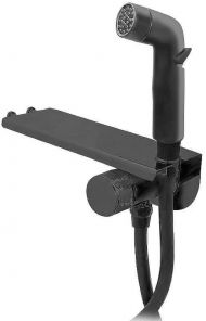 Гигиенический душ со смесителем ESKO Bangkok Black SMHBGB Черный матовый Гигиенический душ со смесителем ESKO Bangkok Black SMHBGB Черный матовый