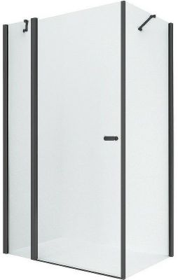Душевой уголок New Trendy New Soleo Black 90х120 K-0681 профиль Черный стекло прозрачное
