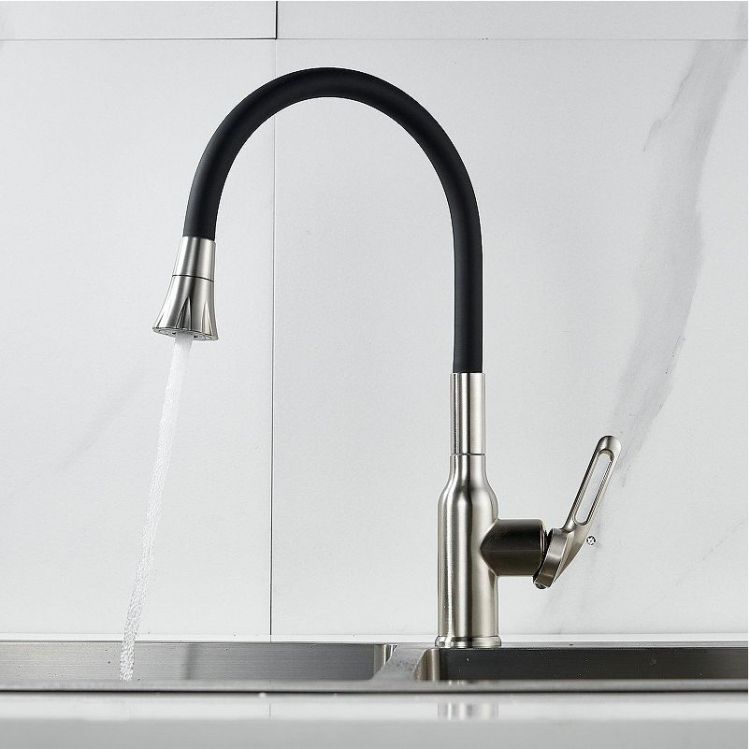 Смеситель для кухни Raffine F303L-3 цвет Сатин Черный Смеситель для кухни Raffine F303L-3 цвет Сатин Черный