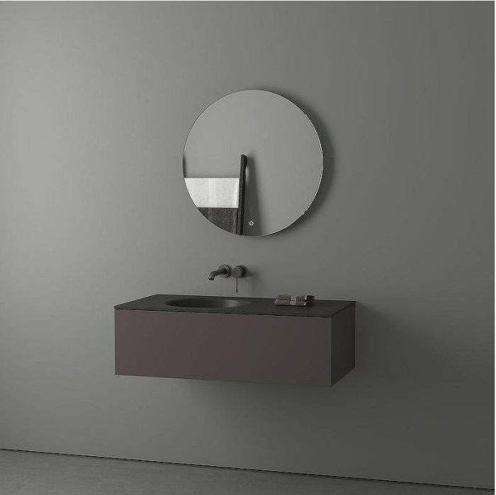 Зеркало Evoform Ledshine d70 BY 2654 с подсветкой 18 W - сенсорный выключатель - теплый белый свет