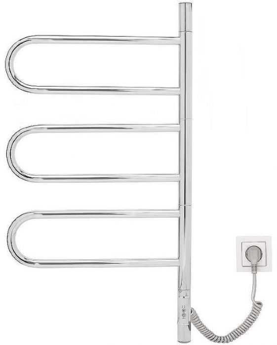 Электрический полотенцесушитель Vincea 44х80 VTD-1R2CE Хром