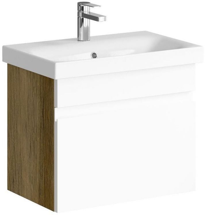 Тумба под раковину Aqwella Smart 60 SRT0106DB подвесная Дуб балтийский