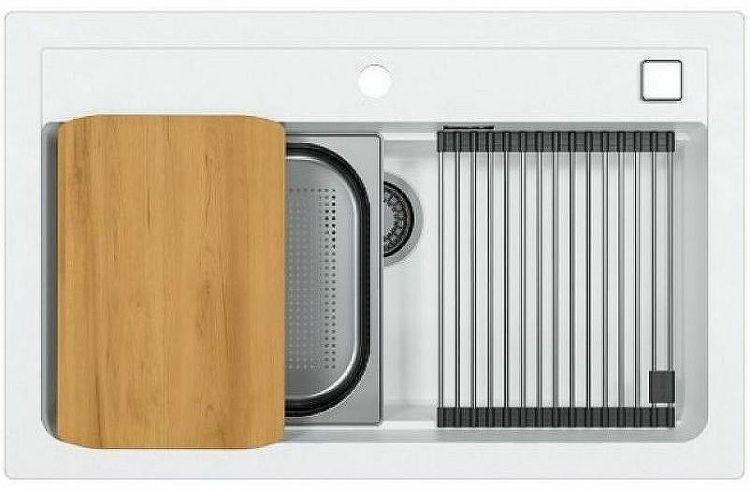 Кухонная мойка Alveus Granital Atrox 40 Arctic G11 790x500 1140443 Белая