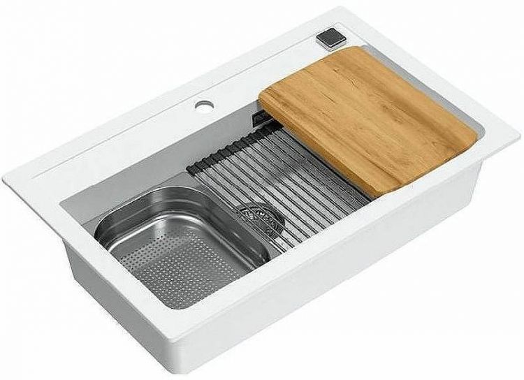 Кухонная мойка Alveus Granital Atrox 40 Arctic G11 790x500 1140443 Белая