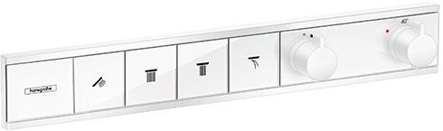 Hansgrohe RainSelect Термостат для душа, 4 источника, внешняя часть, цвет: белый матовый
