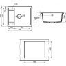 Кухонная мойка Point Римо 60 PN3010GR Графит