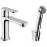 Hansgrohe Rebris S Смеситель для раковины 110, с гигиеническим душем, цвет: хром