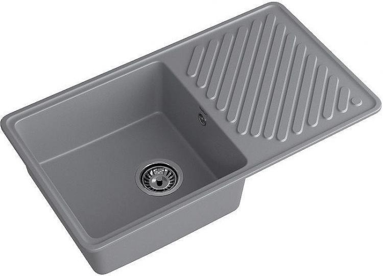 Кухонная мойка GranFest Quarz GF-ZL53 Темно-серая