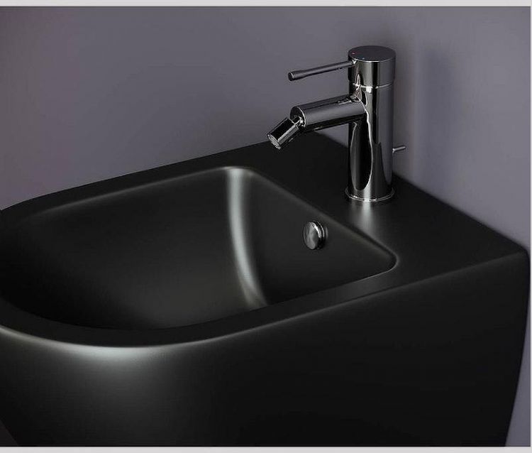 Биде Ceramicanova Metropol CN4003MB подвесное Черное