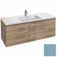 Тумба под раковину Jacob Delafon Vox 120 см EB2071-R1-G91 изогнутые ручки, аквамарин