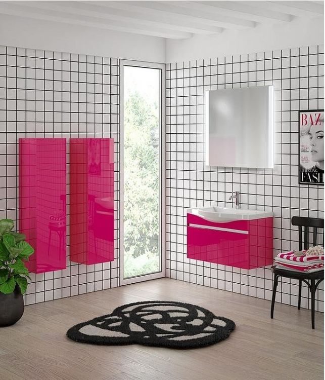 Зеркало SanVit Тикси 80 ztix80 с подсветкой с кнопочным выключателем