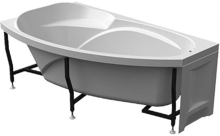 Акриловая ванна Radomir Vannesa София 169х99 L 2-77-2-1-0-223 с гидромассажем Актив Хром